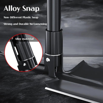 1 бр. Сгъваема лопата за къмпинг за външна употреба – Многофункционален инструмент за туризъм, преносима градинска и лопатка за оцеляване