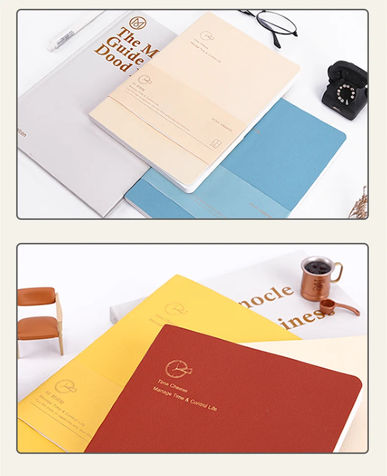 Седмичен тефтер Kinbor – Недатиран дневен и месечен дневен дневник