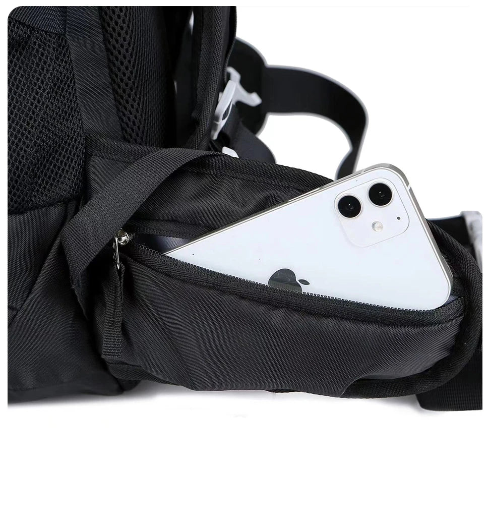 WESTTUNE 50L Водоустойчива туристическа раница с дъждобран – Многофункционална чанта за пътуване и планинарство на открито