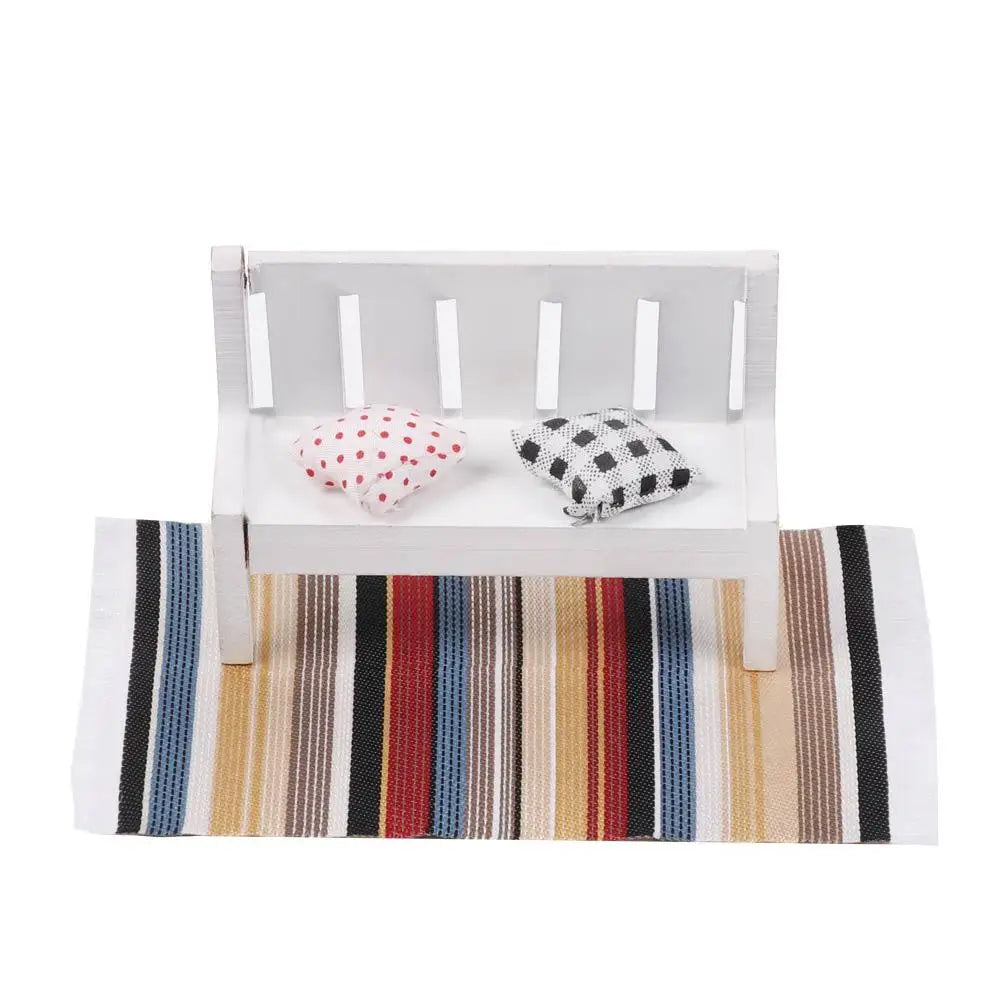 1:12 Scale Turkish Style Miniature Dollhouse Carpet – Floor Covering for Playing House & Doll Accessories