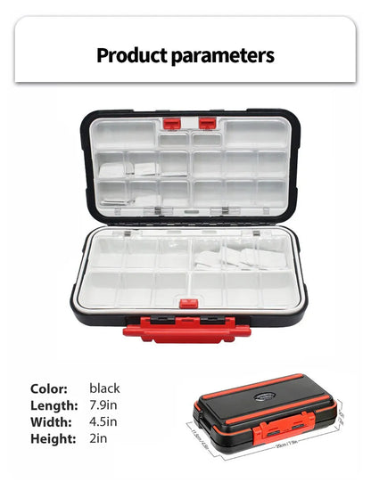 Premium Waterproof Double-Sided Fishing Tackle Box – Multifunctional Bait & Tool Organizer