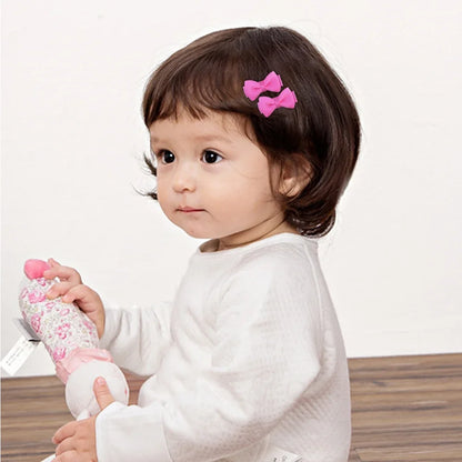 1.2 Inches Mini Hair Bows With Clip – Solid Colors Hairgrips for Kids & Baby Girl