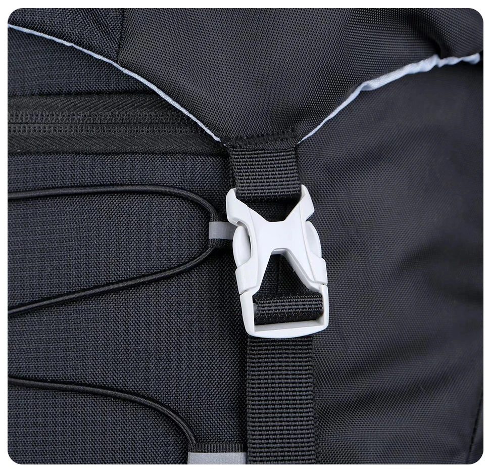 WESTTUNE 50L Водоустойчива туристическа раница с дъждобран – Многофункционална чанта за пътуване и планинарство на открито