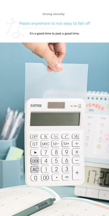 50 листа прозрачни лепящи се листчета – водоустойчиви стикери за съобщения и подписи за тетрадки