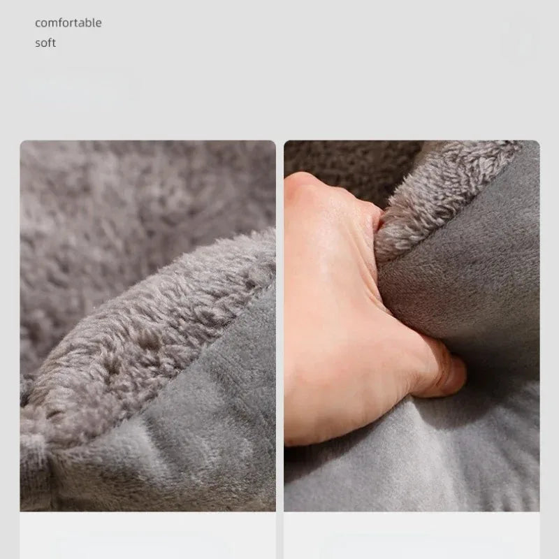 Soft Plush Pet Bed for Cats & Small Dogs – Cozy Breathable Cushion House