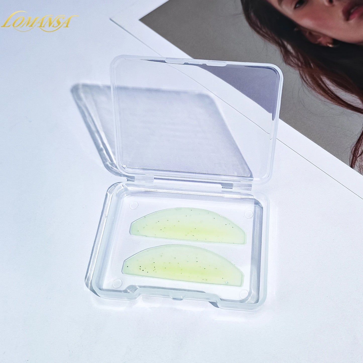 Силиконови подложки за омекотяване на мигли Lomansa 1 чифт – Пръчици и щитове за повдигане на мигли, професионални аксесоари за мигли