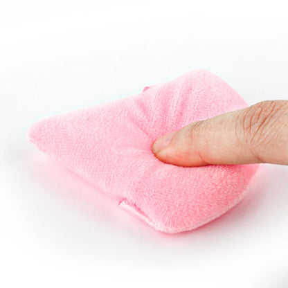 SHIDISHANGPIN Триъгълна кадифена пудра за лице – Гъба за многократна употреба за лице, мини памучна пудра за грим за фон дьо тен, сенки за очи и козметични инструменти (1/2/3/6 бр.)