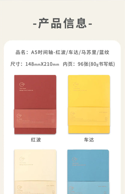 Седмичен тефтер Kinbor – Недатиран дневен и месечен дневен дневник