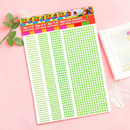 1040/900/504 бр. акрилни бормашини „Направи си сам“ кристални самозалепващи се стикери с кристали за телефонни калъфи, картички и занаяти