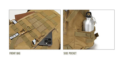 40L Тактическа светлоотразителна раница – Военна Molle раница за открито | Чанта за туризъм, къмпинг, лов и пътуване