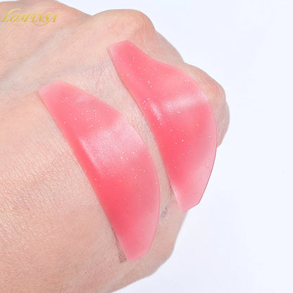 Силиконови подложки за омекотяване на мигли Lomansa 1 чифт – Пръчици и щитове за повдигане на мигли, професионални аксесоари за мигли