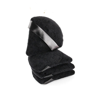 SHIDISHANGPIN Триъгълна кадифена пудра за лице – Гъба за многократна употреба за лице, мини памучна пудра за грим за фон дьо тен, сенки за очи и козметични инструменти (1/2/3/6 бр.)