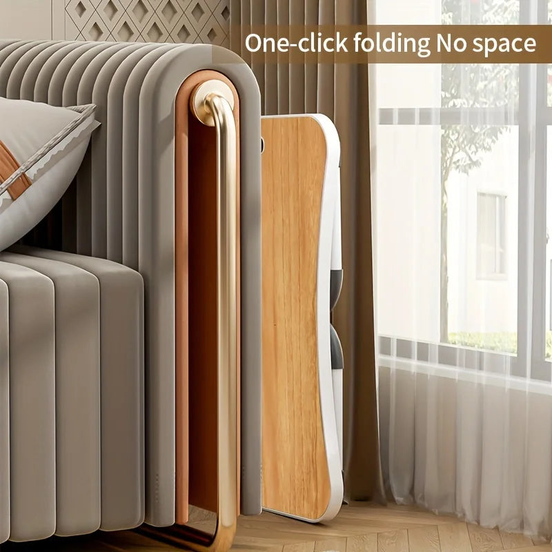 Ултра голяма преносима масичка за лаптоп – Сгъваема компютърна маса за легло, диван или под