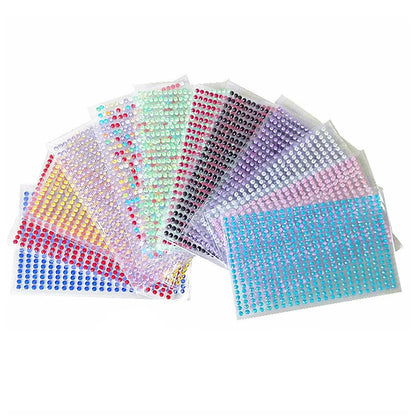 1040/900/504 бр. акрилни бормашини „Направи си сам“ кристални самозалепващи се стикери с кристали за телефонни калъфи, картички и занаяти