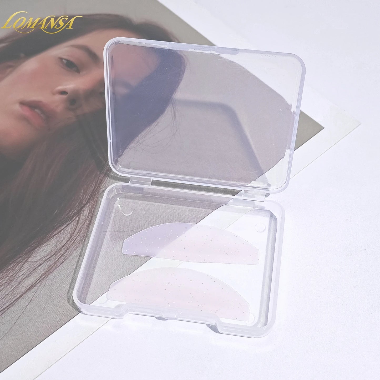 Силиконови подложки за омекотяване на мигли Lomansa 1 чифт – Пръчици и щитове за повдигане на мигли, професионални аксесоари за мигли