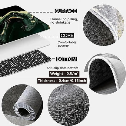 VIKAMA Подложка за офис стол – противоплъзгащ, устойчив на износване килим за защита на пода в дома и офиса