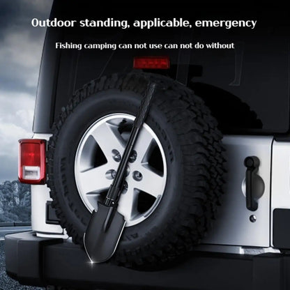 1 бр. Сгъваема лопата за къмпинг за външна употреба – Многофункционален инструмент за туризъм, преносима градинска и лопатка за оцеляване