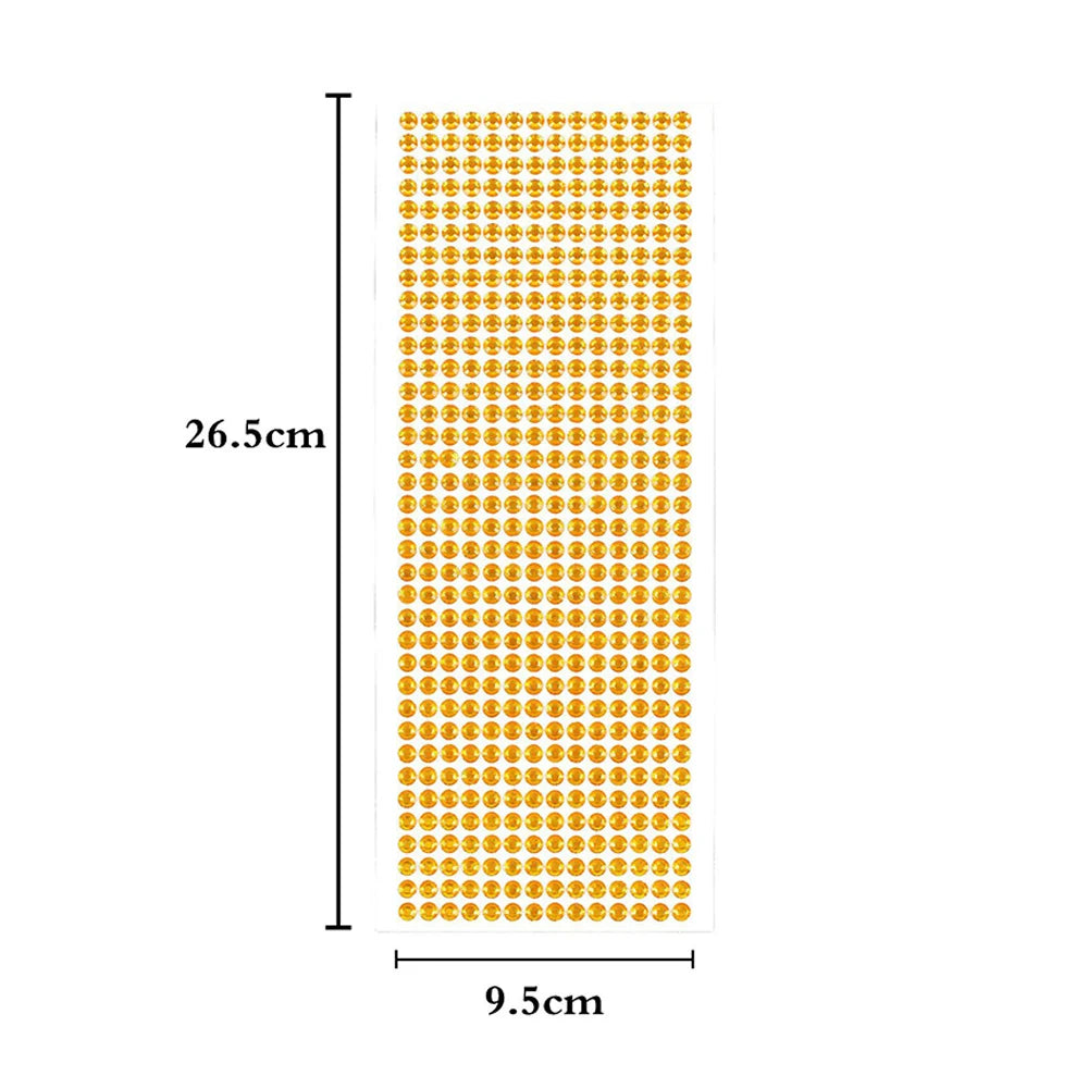 1040/900/504 бр. акрилни бормашини „Направи си сам“ кристални самозалепващи се стикери с кристали за телефонни калъфи, картички и занаяти