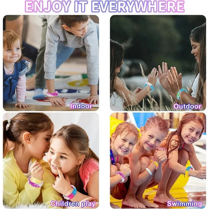 12/24/36 бр. цветни силиконови гривни с мехурчета – детски парти сувенири, подаръци за рожден ден, сватбени сувенири, карнавални и празнични гривни