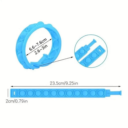 12/24/36 бр. цветни силиконови гривни с мехурчета – детски парти сувенири, подаръци за рожден ден, сватбени сувенири, карнавални и празнични гривни