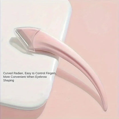 Комплект тримери за вежди от 3 части – ножици от неръждаема стомана, гребен и самобръсначка за мигли и грим за начинаещи, аксесоари за прецизно премахване